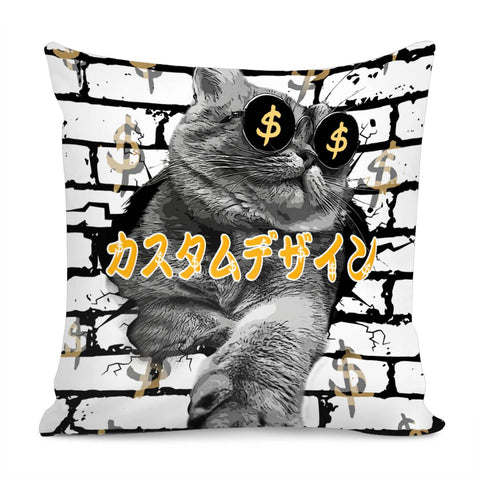 Image of Cat Pillow Cover