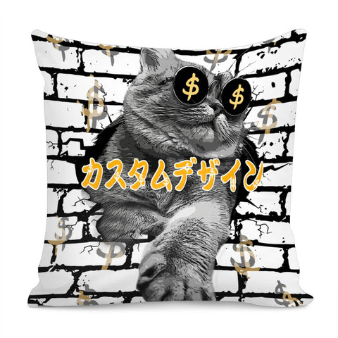 Image of Cat Pillow Cover