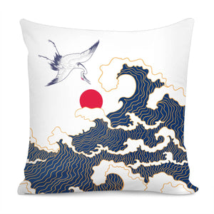 Ocean Wave Pillow Cover