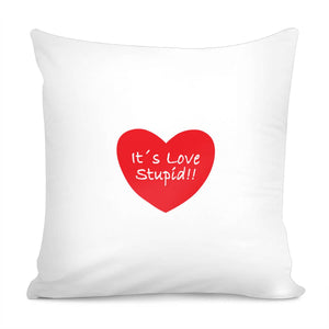 Love Funny Concept Illustration Pillow Cover
