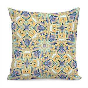 Colorful Exotic Ornate Print Pillow Cover