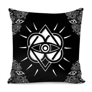 Religious Symbols And Mystery And Ripples Pillow Cover