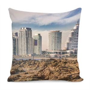 Mansa Beach, Punta Del Este, Uruguay Pillow Cover