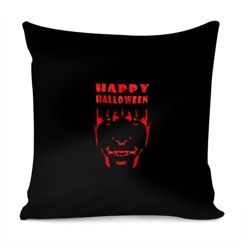 Image of Happy Halloween Poster Artwork Pillow Cover