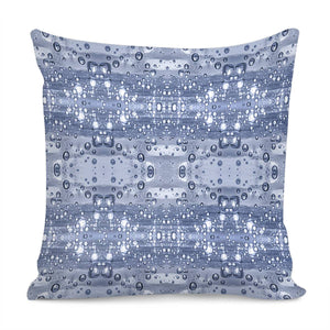 Drop Water Collage Print Pattern Pillow Cover