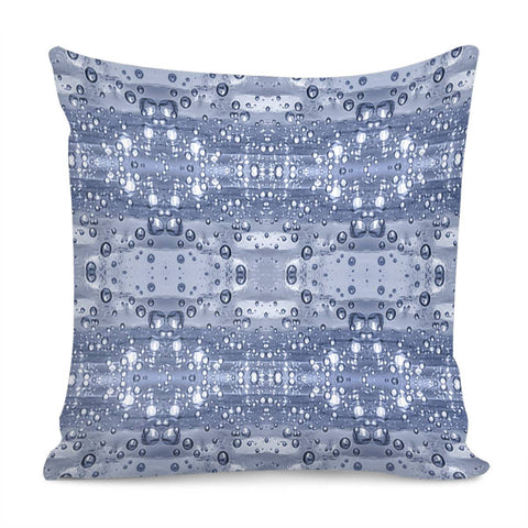 Image of Drop Water Collage Print Pattern Pillow Cover