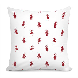 Sketchy Monster Drawing Print Pattern Pillow Cover