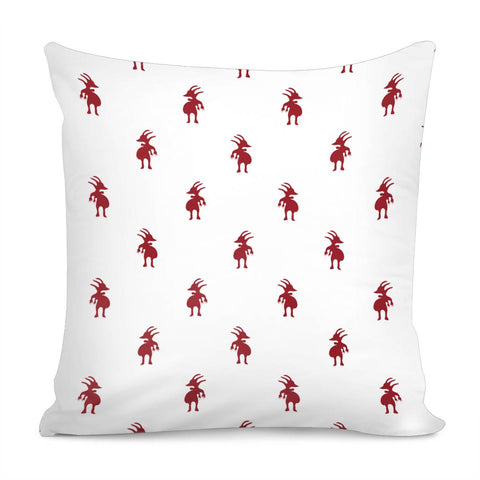 Image of Sketchy Monster Drawing Print Pattern Pillow Cover