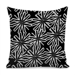 Luxury Radial Stars Motif Pattern Pillow Cover