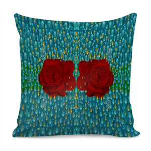 Starfall And Rain Over Rose Island Pillow Cover