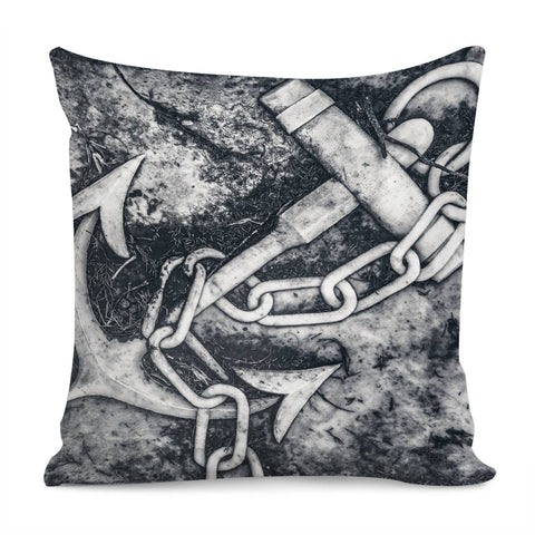 Image of Anchor Sculpture Photo Pillow Cover