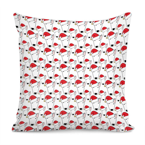 Image of Santa Bully Christmas Pattern Pillow Cover