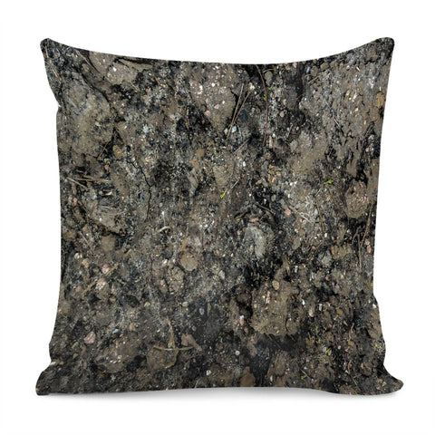 Image of Grunge Organic Texture Print Pillow Cover