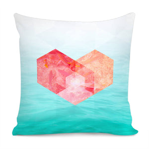 Heart Of The Ocean By #Bizzartino Pillow Cover