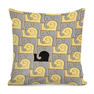 Elephant Pillow Cover