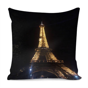 Tour Eiffel Paris Nuit Pillow Cover