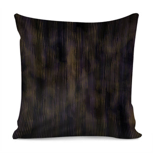 Abstrait Lignes Marron Pillow Cover