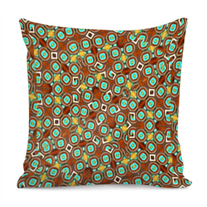 Colorful Modern Geometric Print Pattern Pillow Cover