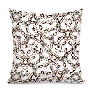 Luxury Modern Fractal Print Pillow Cover