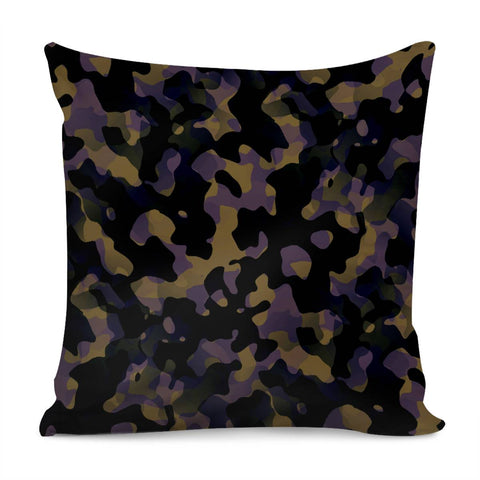 Image of Camouflage Noir/Marron Pillow Cover