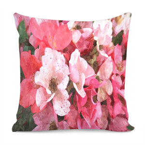 Photo Fleurs Rose Pillow Cover