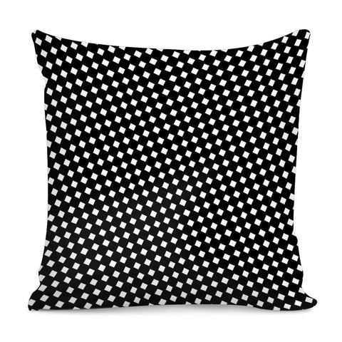 Image of Pattern Carreaux Blanc Pillow Cover