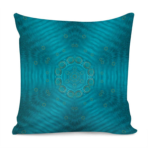 Spiritual Sun Is Raising Over The Peace Of Mind Sea Pillow Cover