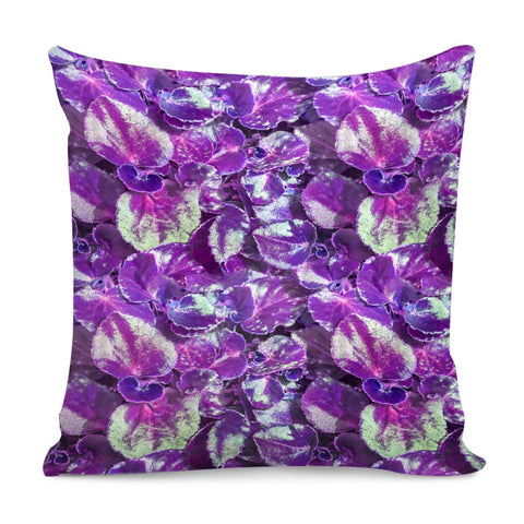 Image of Botanical Motif Pattern Design Pillow Cover