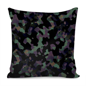 Camouflage Noir/Vert Pillow Cover