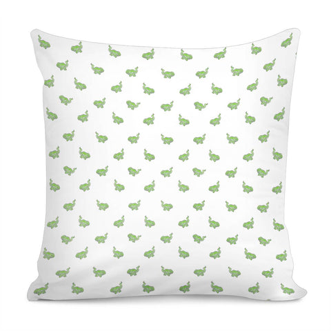 Image of Iguana Sketchy Cartoon Style Drawing Pattern Pillow Cover