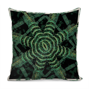 Digital Art Collage Ornate Artwork Pillow Cover