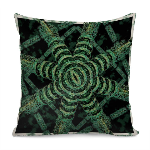 Image of Digital Art Collage Ornate Artwork Pillow Cover