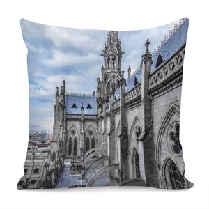 San Juan Basilica Cathedral Quito Ecuador Pillow Cover