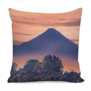 Osorno Volcano Landscape Scene, Chile Pillow Cover