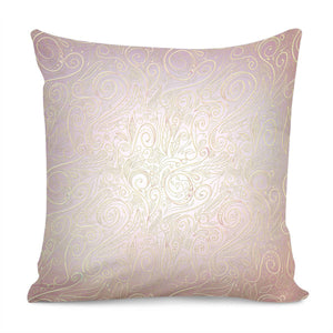 Pink Yellow Damasks Pillow Cover