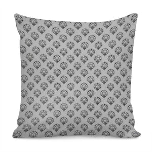 Black Damask Pillow Cover