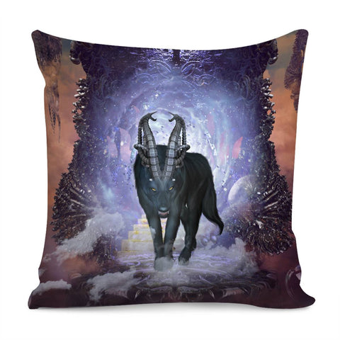 Image of Awesome Black Wolf Pillow Cover