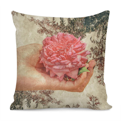 Image of Beauty Concept Photo Collage Illustration Pillow Cover