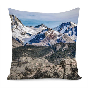 El Chalten Landcape Andes Patagonian Mountains, Agentina Pillow Cover