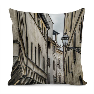 Houses At Historic Center Of Florence, Italy Pillow Cover