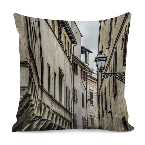 Image of Houses At Historic Center Of Florence, Italy Pillow Cover