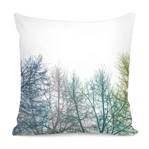 Multicolor Graphic Botanical Print Pillow Cover