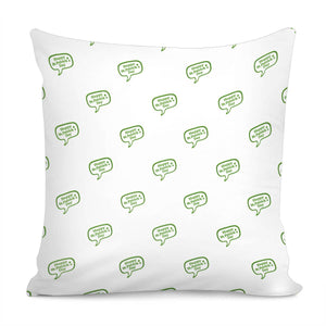 Happy St Patricks Day Symbol Motif Pattern Pillow Cover