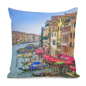 Aerial View Grand Canal Of Venice, Italy Pillow Cover