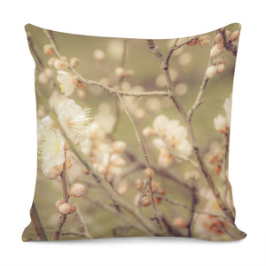 Sakura Flowers, Imperial Palace Park, Tokyo, Japan Pillow Cover