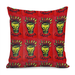 Calavera Tapiz Pillow Cover