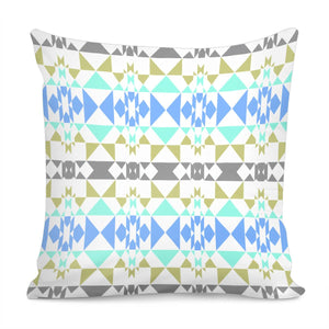 Multicolored Geometric Pattern Pillow Cover