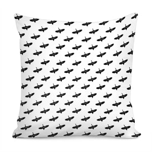Freedom Concept Graphic Silhouette Illustration Pillow Cover