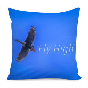 Fly High Concept Photography Pillow Cover