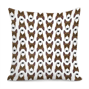 Maya Bull Terrier Pillow Cover